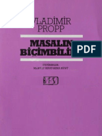 Vladimir Propp-Masalın Biçimbilimi