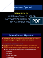 Manajemen Operasi