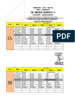 Format Daftar Pelajaran Plus TTD