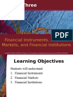 Chapter Three: Financial Instruments, Financial Markets, and Financial Institutions