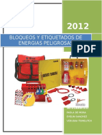 Bloqueo y Etiquetado de Energia Peligrosas