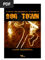 Dog Town Core Rules | PDF | Crime Thriller | Violence