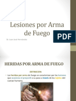 Lesiones Por Arma de Fuego