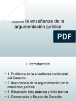 Presentación argumentación jurídico 