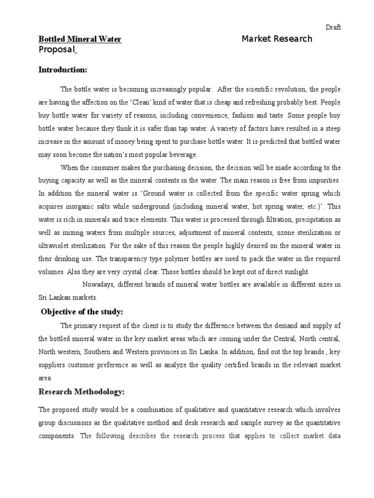 Water research proposal image