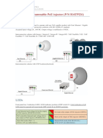 PoE injector setup guide for Integra, CFIP, SAF radios