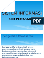 Sistem Informasi - Pemasaran