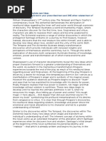 Download HSC English AOS Discovery The Tempest Essay by Aislinn SN327963737 doc pdf