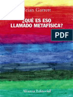 Qué es eso llamado metafísica - Garrett, Brian.pdf