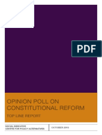 Opinion Poll On Constitutional Reform - Final - Oct 16 PDF