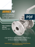 Series: High Performance Flanged Full Port Ball Valve