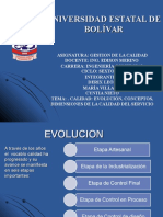 Concepto Evolucion de La Calidad