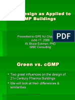 Green Design As Applied To CGMP Buildings