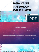 Bahasa Yang Lewah Dalam Bahasa Melayu