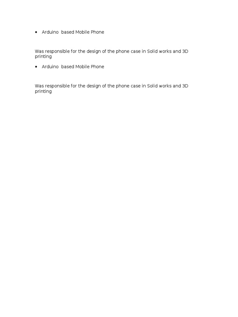 Arduino Mobile Phone Case Design | PDF | Art | Technology & Engineering