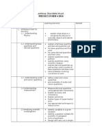 Physics Form 4 2014: Annual Teaching Plan