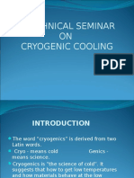 Cryogenic Cooling Seminar: Low Temp Tech & Refrigeration Systems