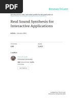 Real Sound Synthesis for Interactive Applications