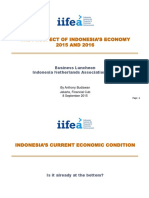 The Prospect of Indonesia Economy 2015 and 2016 PDF