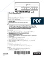 Core Mathematics C2: Pearson Edexcel GCE