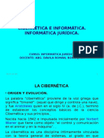 2.cibernetica e Informatica Informática Jurídica