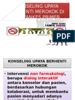 KONSELING UPAYA BERHENTI MEROKOK DI FASYANKES PRIMER.pptx