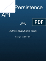 Java Persistence API JPA Exam