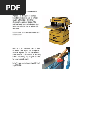 Woodworking Machines