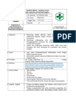 Sop Monitoring Jadwal Dan Pelaksanaan