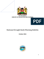 National Drought Early Warning Bulletin - October2016