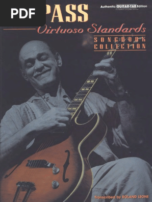 【激レア】JOE PASS Virtuoso Standards Joe Pass Virtuoso Standards Songbook Collection PDF | PDF