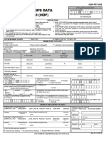 Member'S Data Form (MDF) : HQP-PFF-039