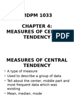 Chapter 4-Measures of Central Tendency-Ummi