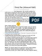 6 Month GRE Study Plan