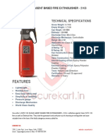 Ceasefire HCFC 123 Based Clean Agent Extinguishers - 2 KG Features & Specifications