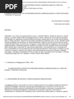 o Aspecto Sócio-Afetivo No Processo Ensino-Aprendizagem Na Visão de Piaget, Vygotsky e Wallon