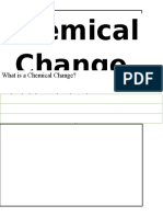 Chemical Change: Erich G. Mosca