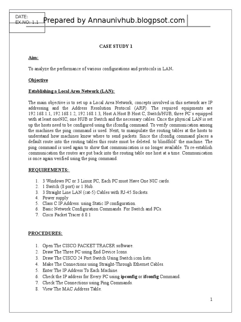 CP7112-Network Design Lab Manual Download | Routing | File Transfer Protocol