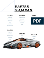 DAFTAR PELAJARAN