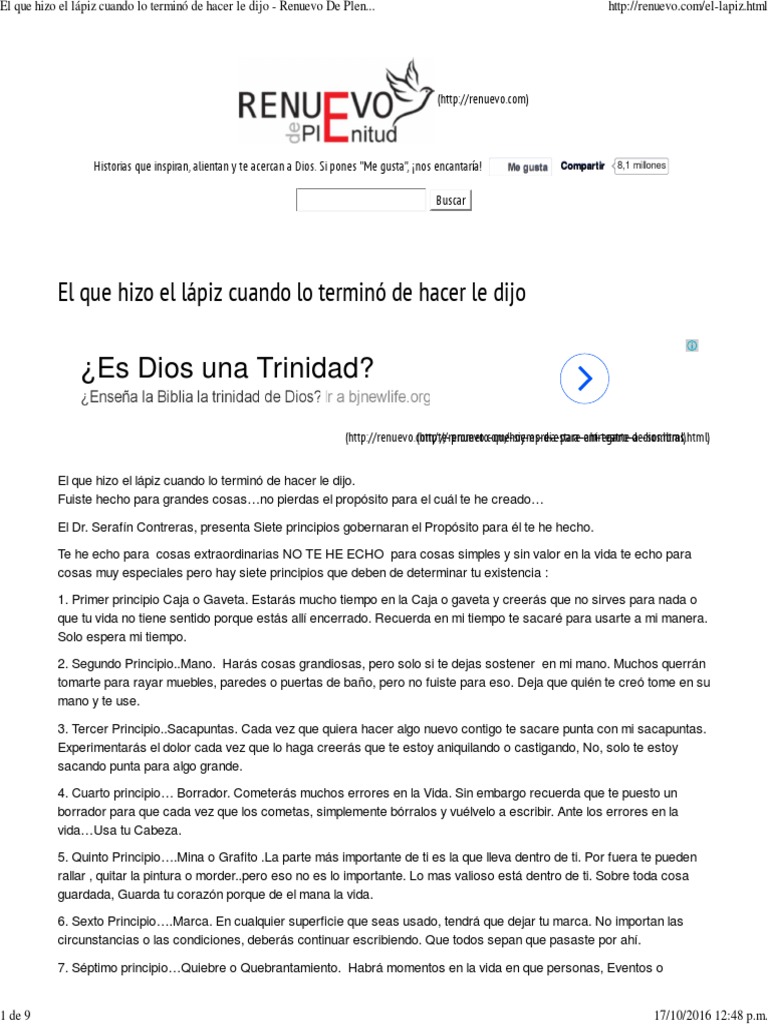 La Biblia o El Celular? - Renuevo De Plenitud