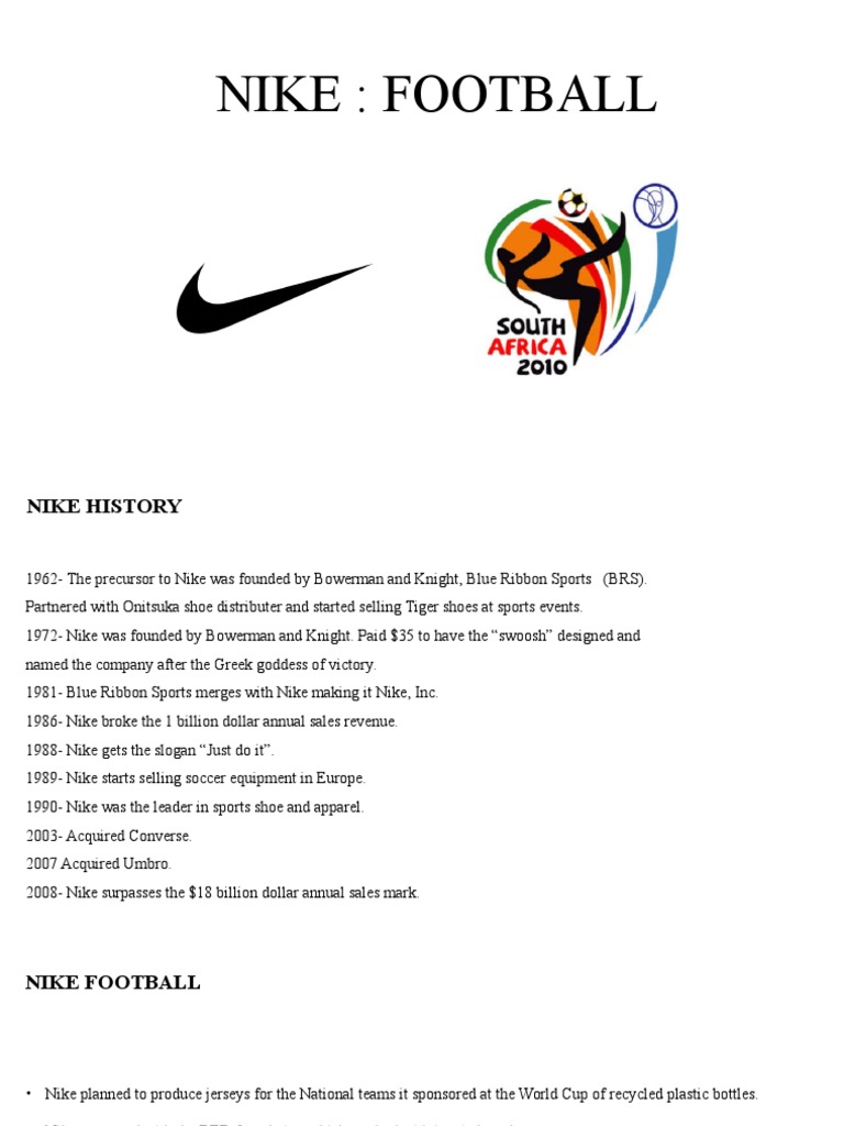 Nike's Football Sponsorship Journey | PDF | Nike | Sports