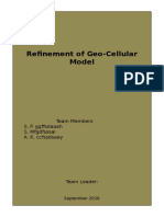 Refinement of Geo-Cellular Model: Team Members S. P. Ggffsdaaah S. Mfgdfsssal A. K. Ccfssdsaey