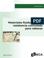 Materiales Fluidos de Baja Resistencia para Rellenos