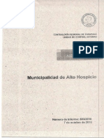 Municipalidad de Alto Hospicio Auditoría