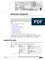 Basic Router Configuration: Interface Port Labels