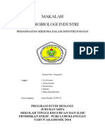 Tugas Makalah Mikrobiologi Peranan Dan Pemanfaatan Mikroorganisme