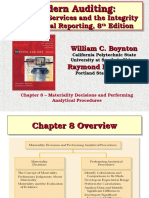 Chapter 8 Materiality Decisions and Performing Analytical Procedures