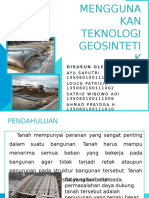 Konstruksi Dengan Menggunakan Teknologi Geosintetik