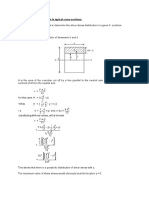 Shear Stresses in Beams