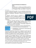 ESTRATEGIAS DE APRENDIZAJE Y TÉCNICAS CENTRADAS EN EL ESTUDIANTE